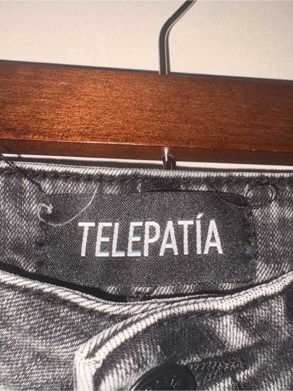 Telepatia High-Rise wide Leg Women Jeans - Grey - Picture 3 of 5